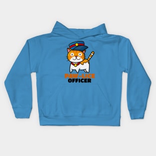 Paw-Lice Officer Kids Hoodie